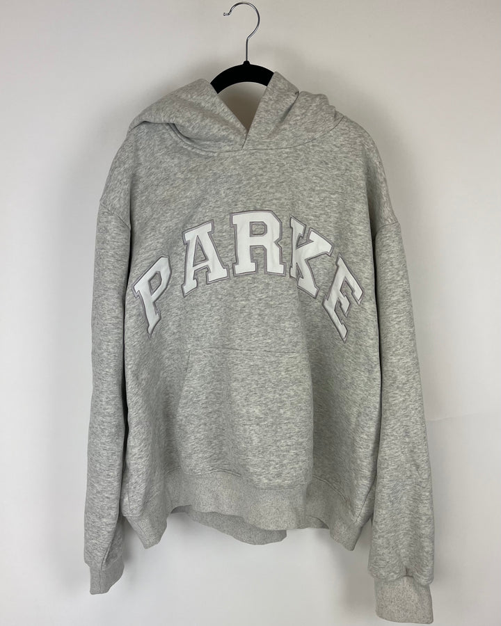 Gray Hooded Sweatshirt - Large/Extra Large