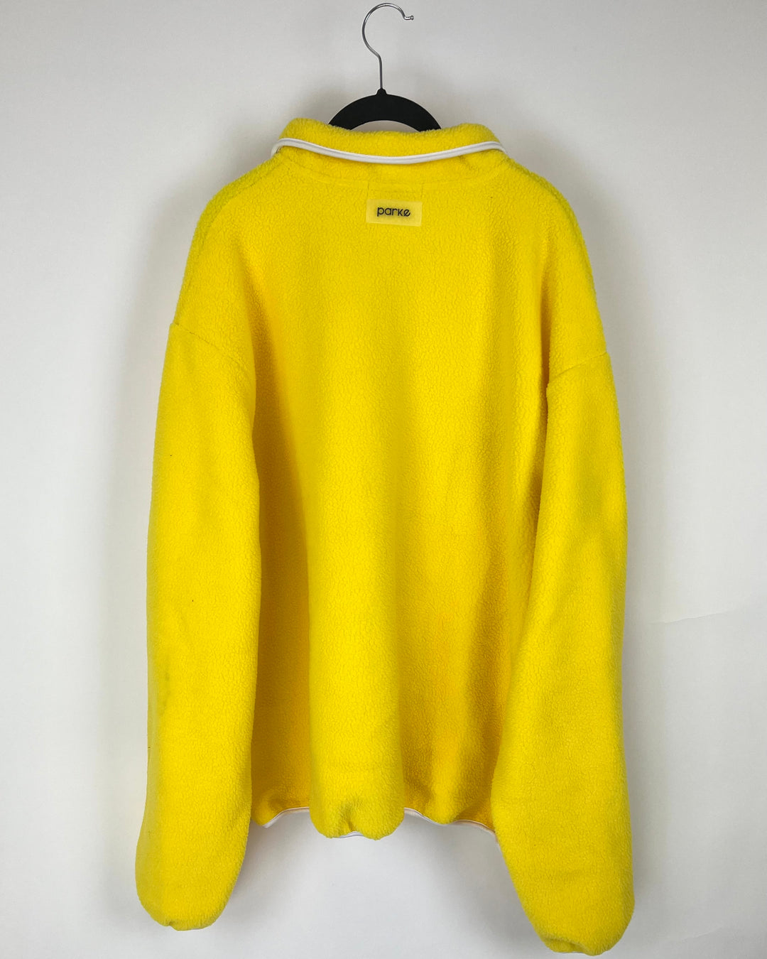 Yellow Sherpa Fleece Quarter-Zip Top - Extra Extra Large