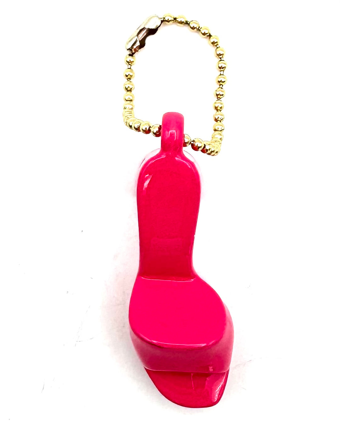 Larroude Hot Pink High Heel Keychain