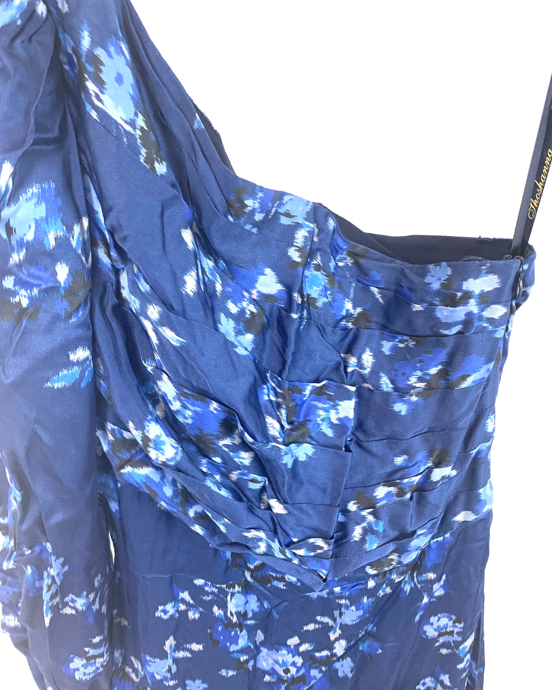 Blue Watercolor Floral One Maxi Dress - Size 4/6