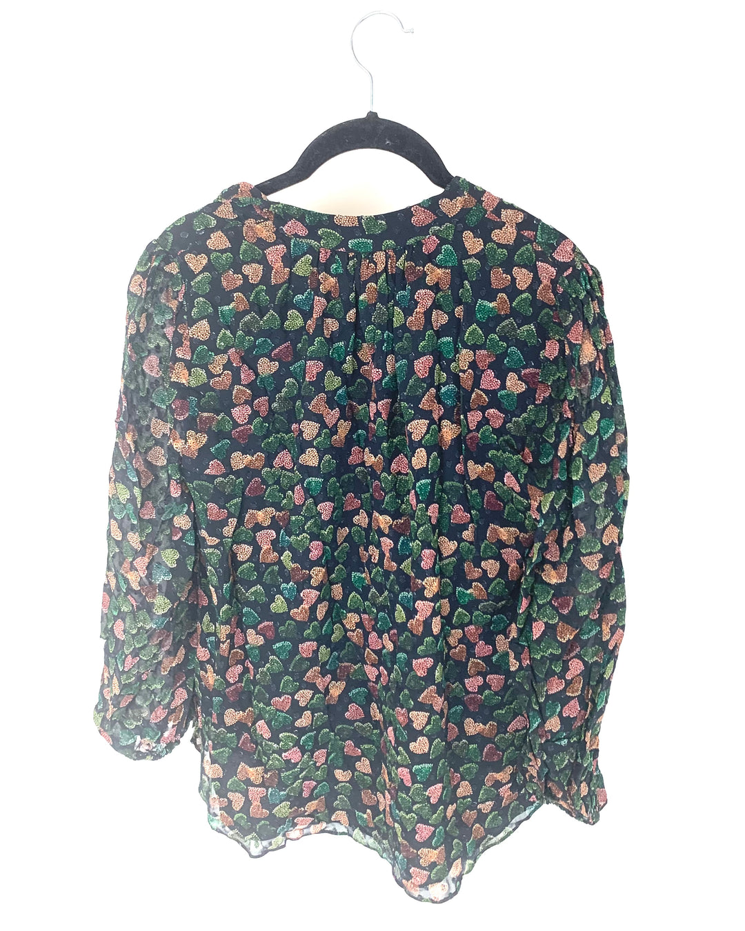 Heart Printed Blouse - Size 4/6