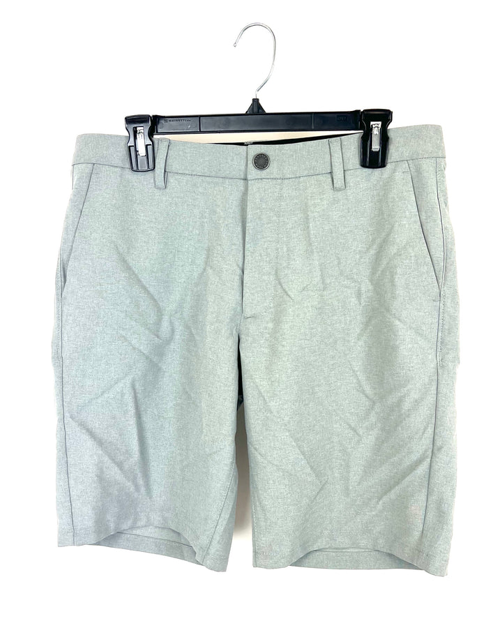 MENS Heather Grey Golf Shorts - Size 31 and 32