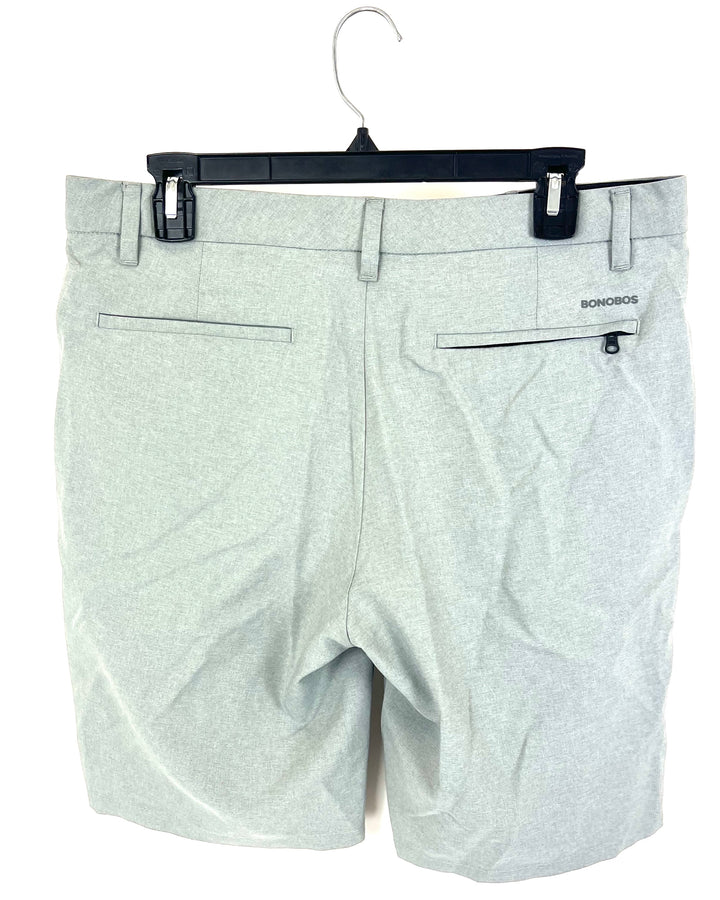 MENS Heather Grey Golf Shorts - Size 31 and 32