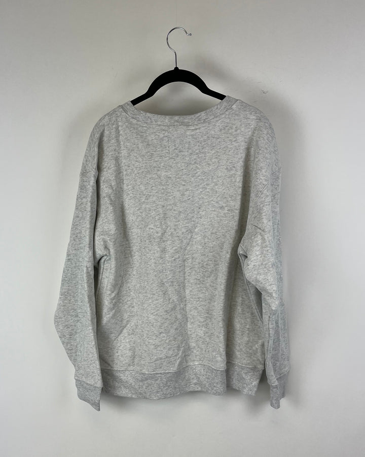 Grey Crewneck Sweatshirt - Small