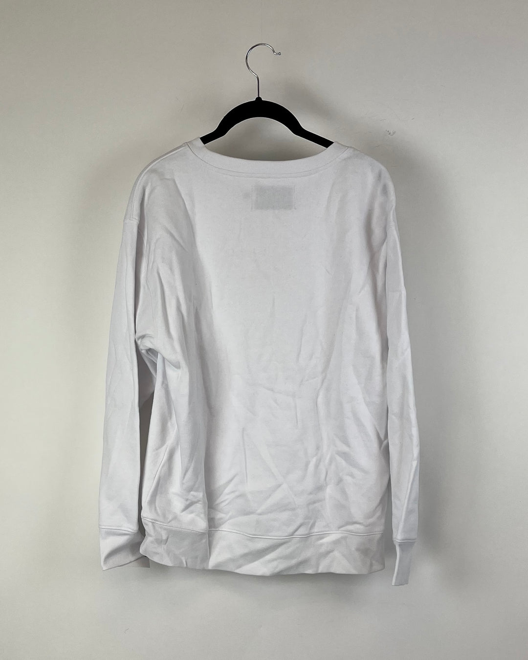 White on White Logo Crewneck - Small