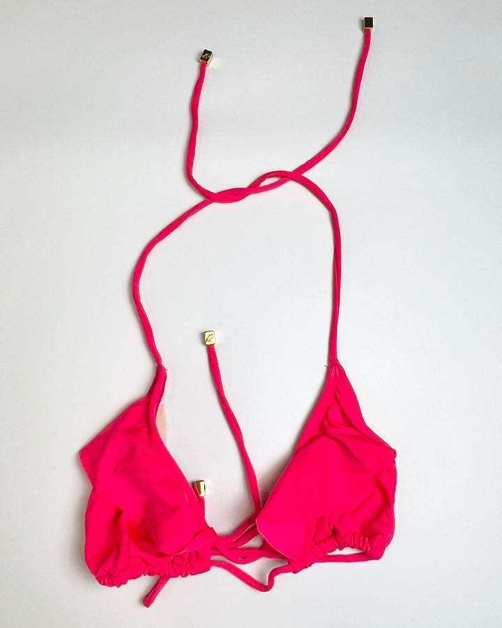 Neon Pink Swim Top - Extra Small