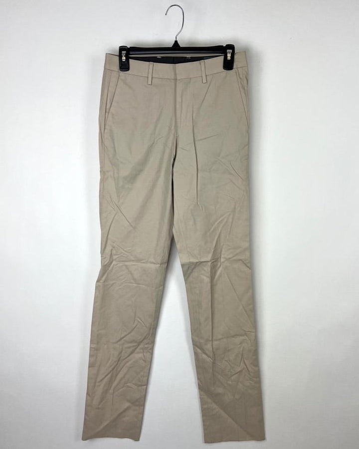 MENS Standard Fit Khaki Dress Pants - Size 28