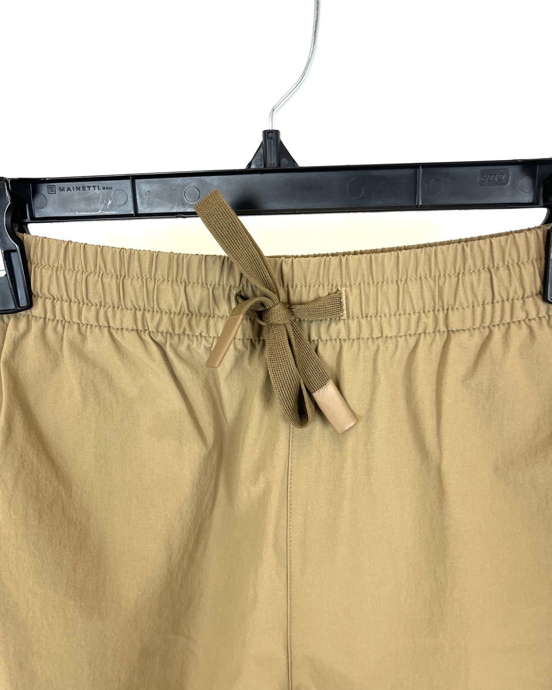 MENS Khaki Drawstring With Side Pocket Active Shorts - Small and Medium