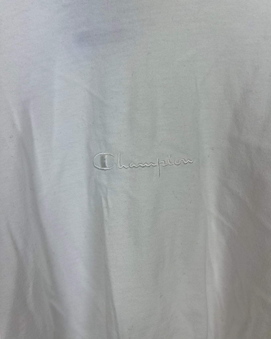 MENS White T-Shirt with Logo - Medium