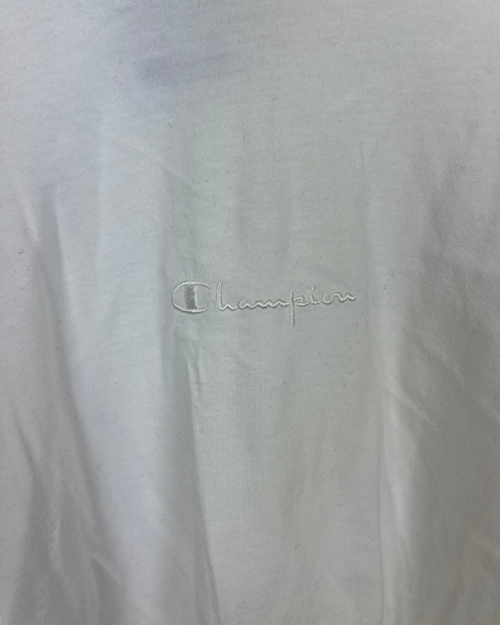 MENS White T-Shirt with Logo - Medium