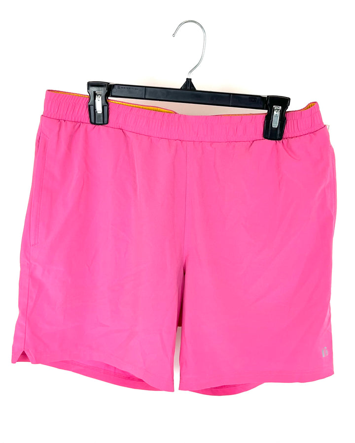 MENS Bubblegum Pink Active Shorts - Medium