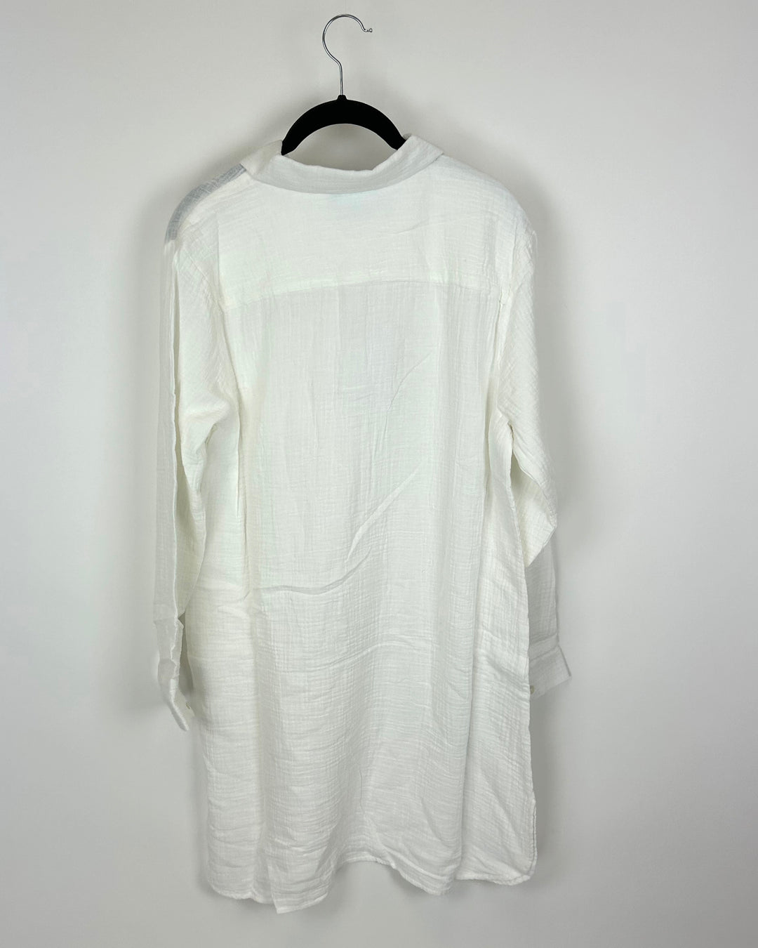 White Textured Dress - Size 0-16