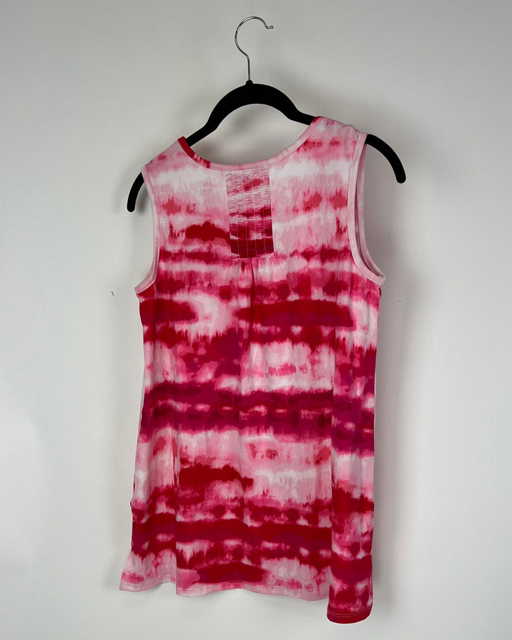 Pink Tie-Dye Tank - Size 4/6