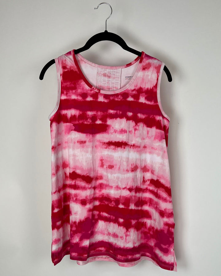 Pink Tie-Dye Tank - Size 4/6