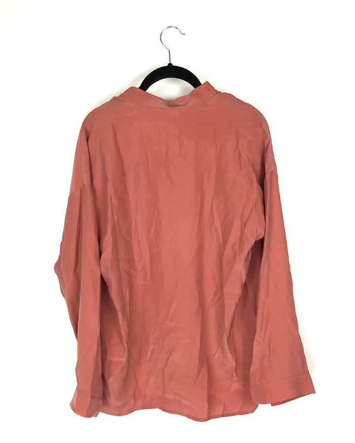 Peach Long Sleeve Top - Small