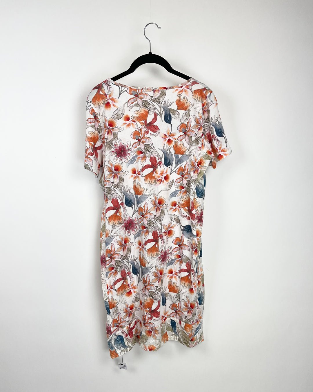 Short Sleeve Floral Dress - Small