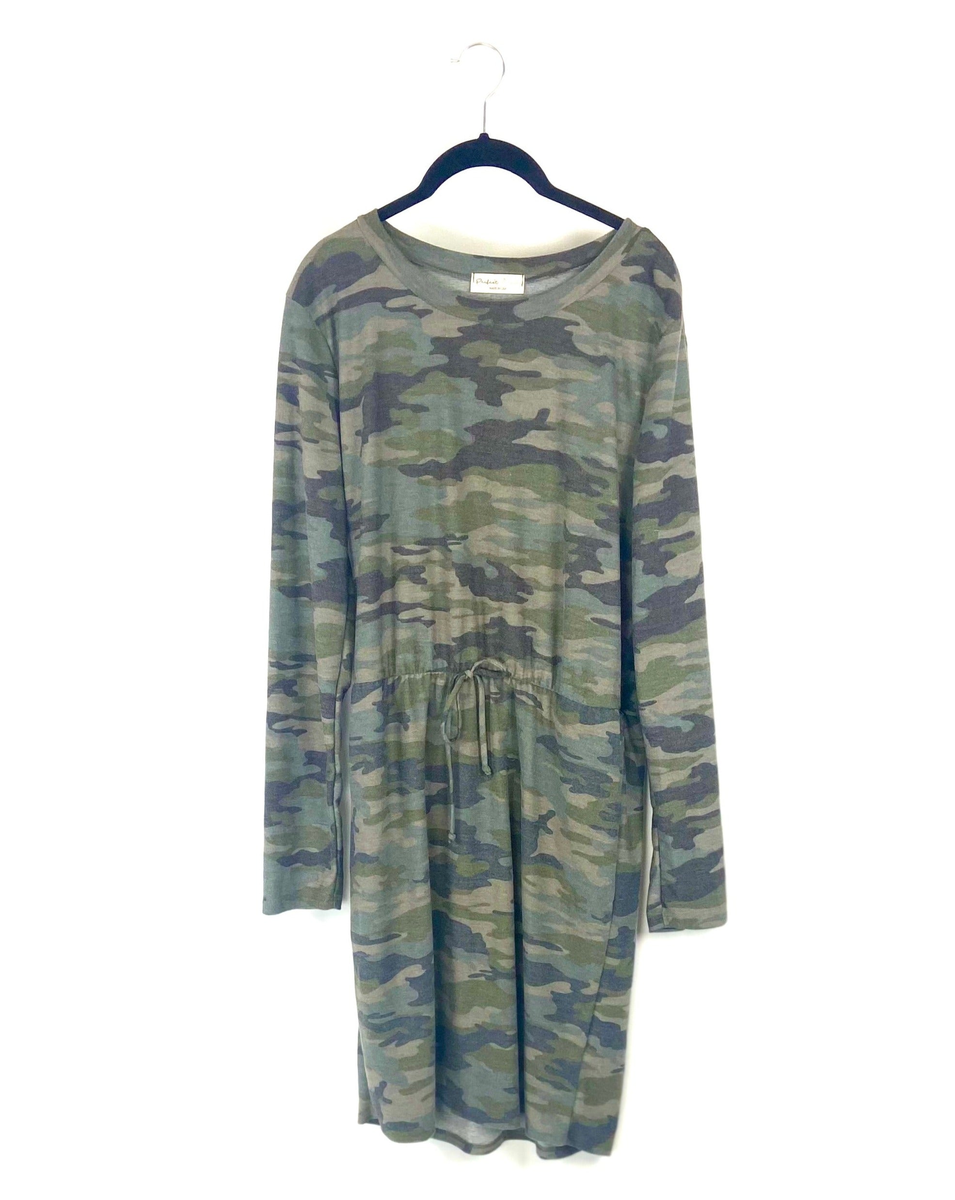 Camo long sleeve dress best sale