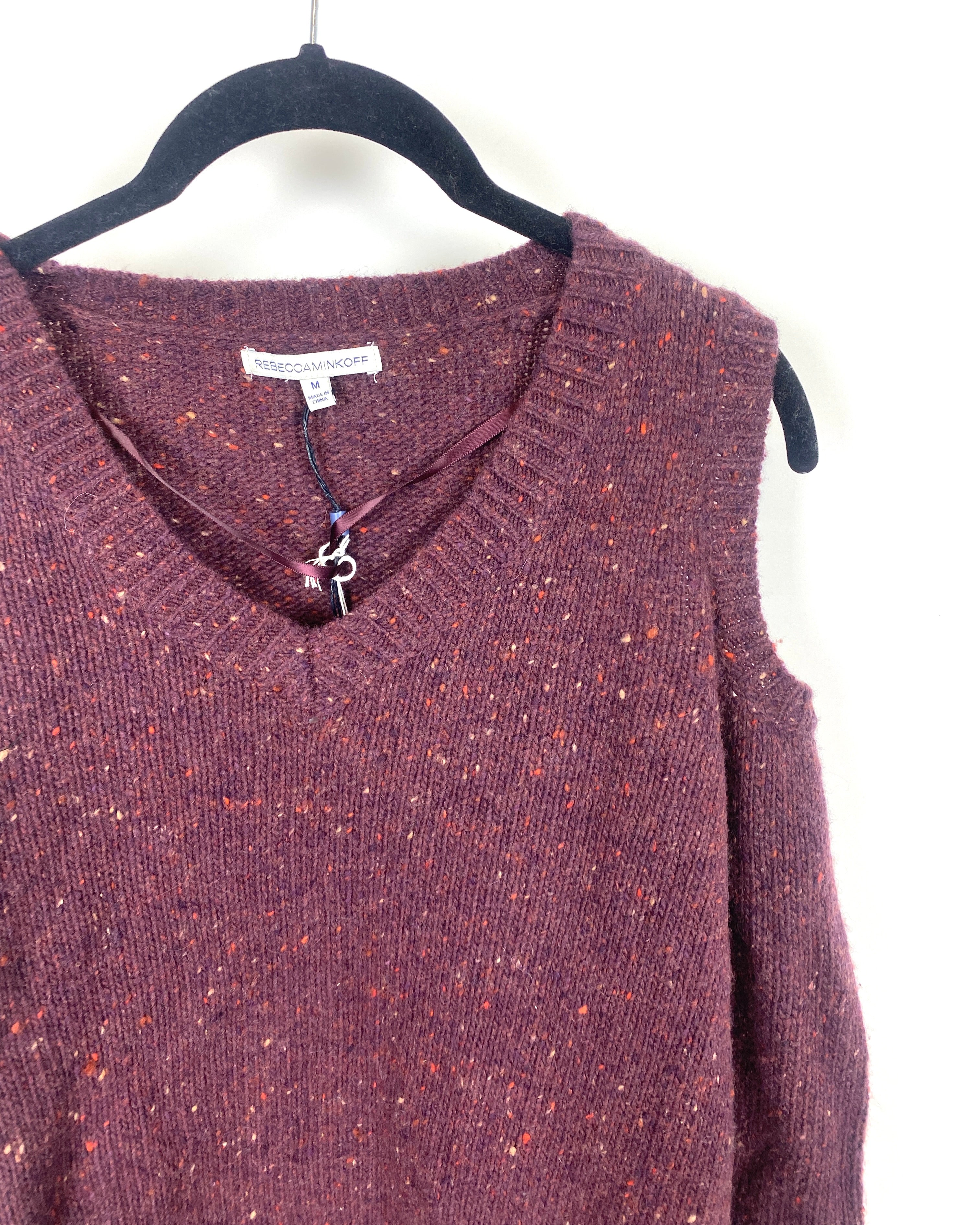 Rebecca minkoff cold shoulder sweatshirt deals