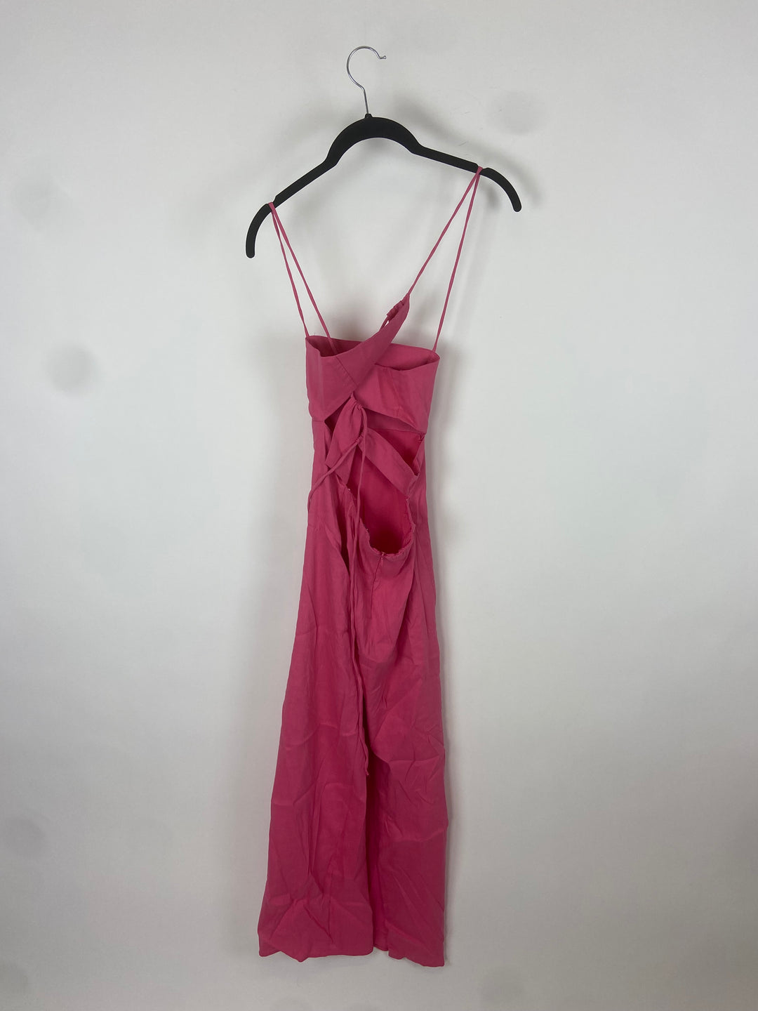 Zara Pink Cut Out Dress - Extra Small