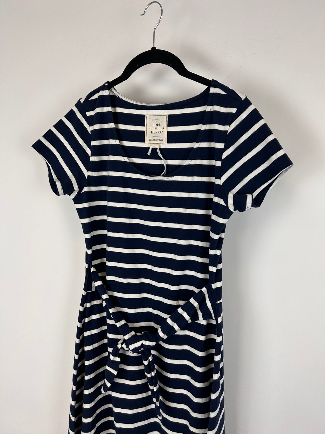 Hope & Henry Striped Dress - Size 4