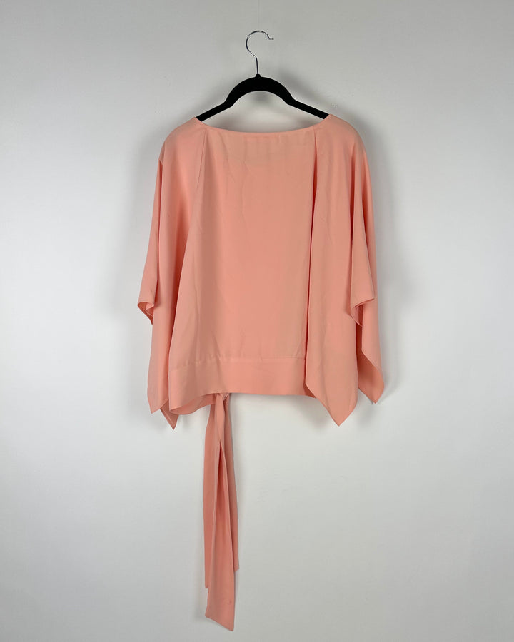 Peach Side Tie Top - Small