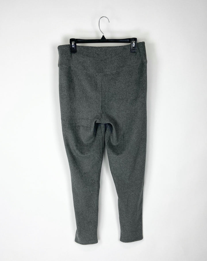 Grey Fleece Leggings - Size 14-16