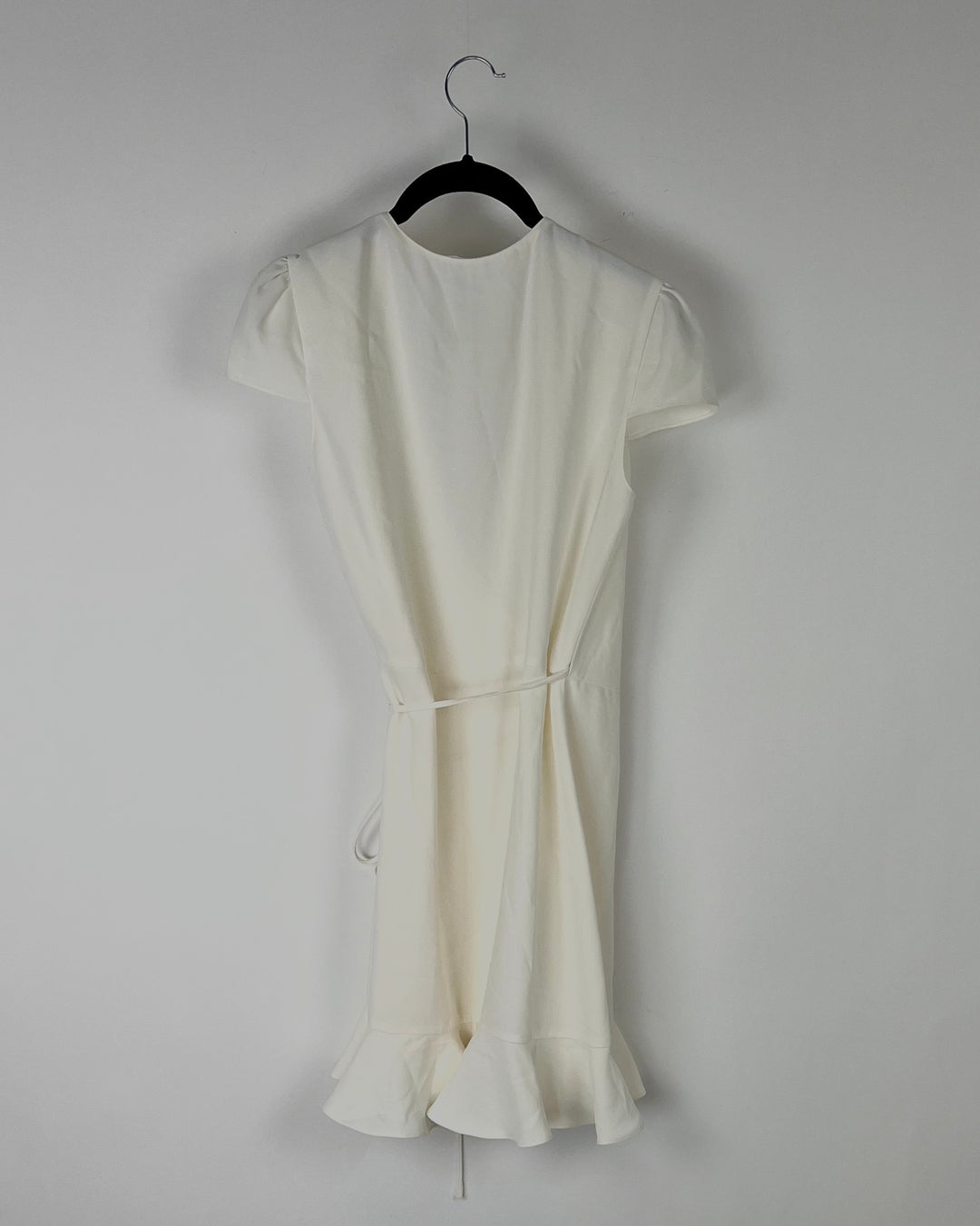 Cream Wrap Dress - Size 4-6