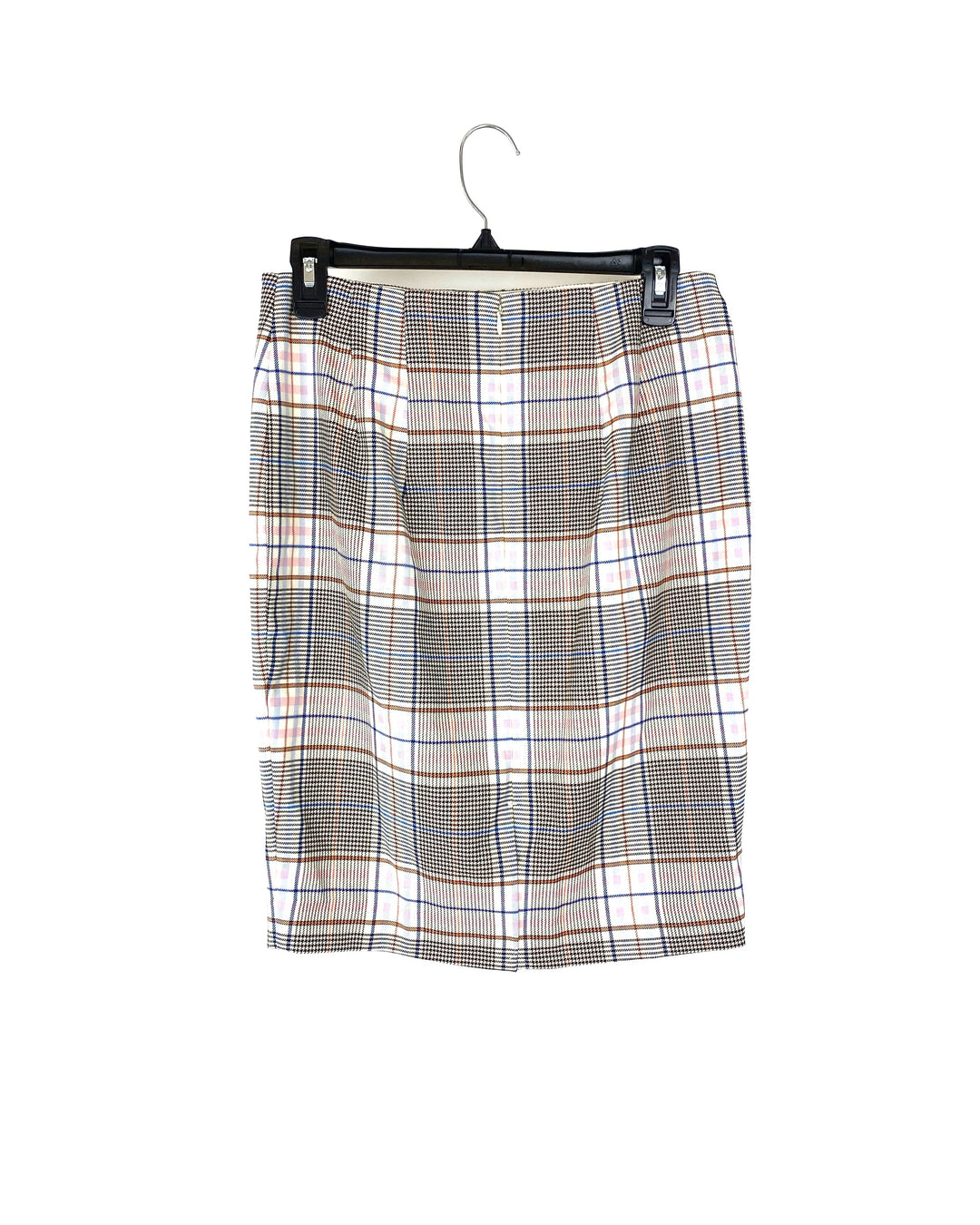 Plaid Pencil Skirt - Size 4