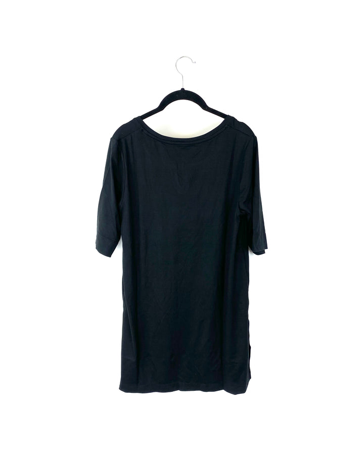 Black Short Sleeve Top - Small/Medium