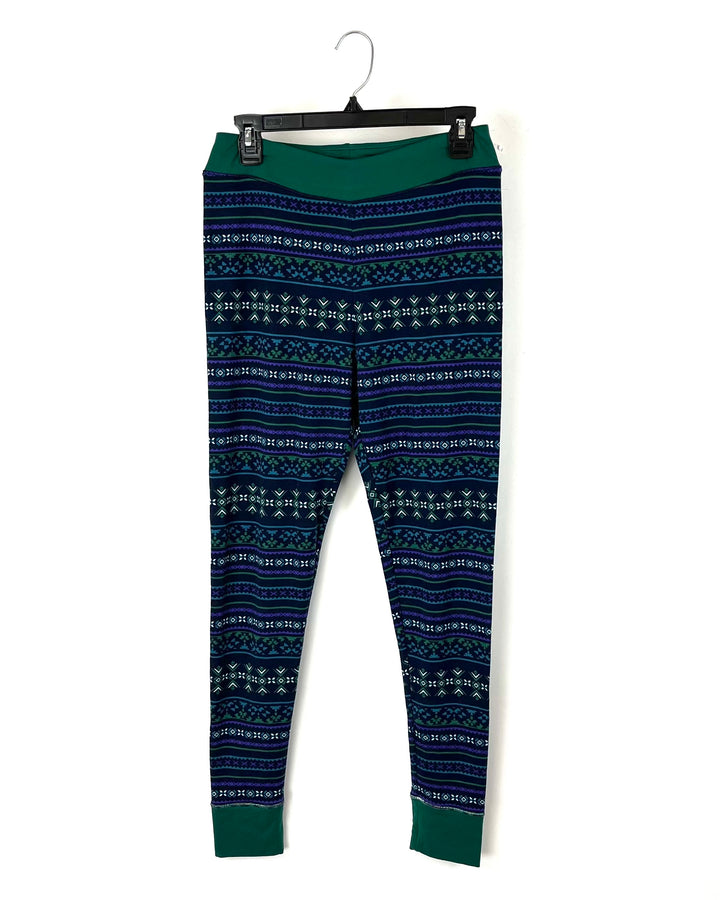 Multi Color Pattern Leggings - Small