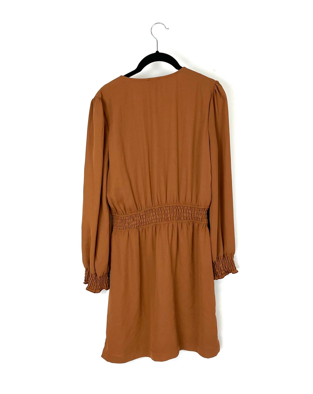 Brown Long Sleeve Dress - Small