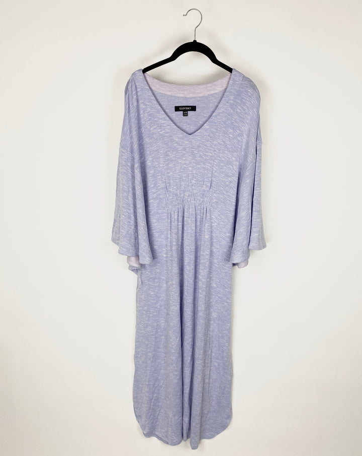 Lilac Purple Cropped Sleeve Caftan - Small/Medium