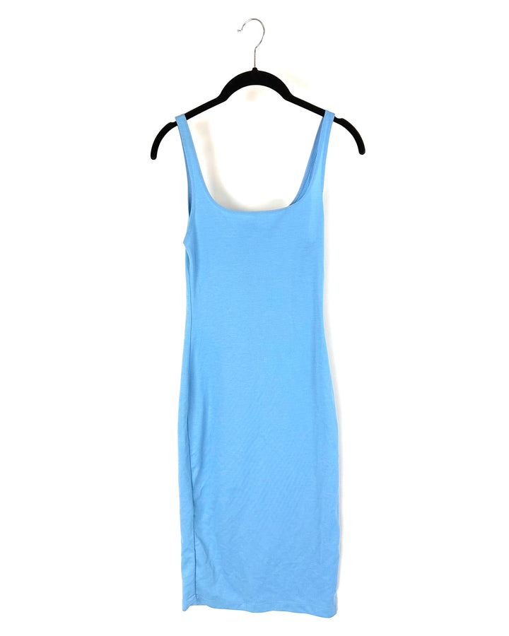 Zara Blue Midi Dress - Size Small