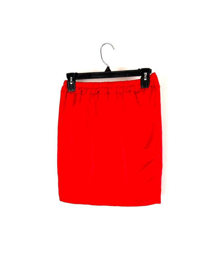 Boohoo Red Skirt - Size 2