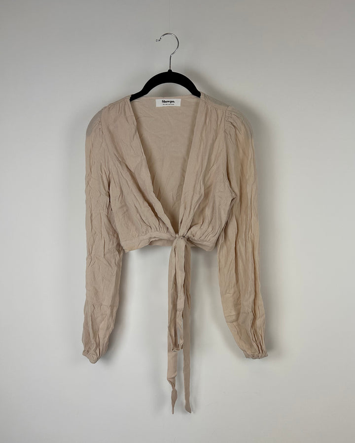 Showpo Beige Top - Extra Small