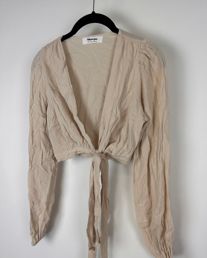 Showpo Beige Top - Extra Small