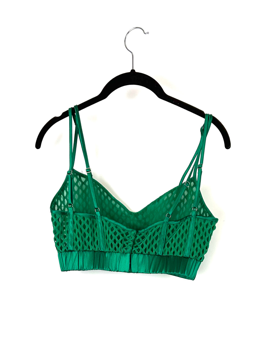 Randi Rahm Mesh Green Top - Small