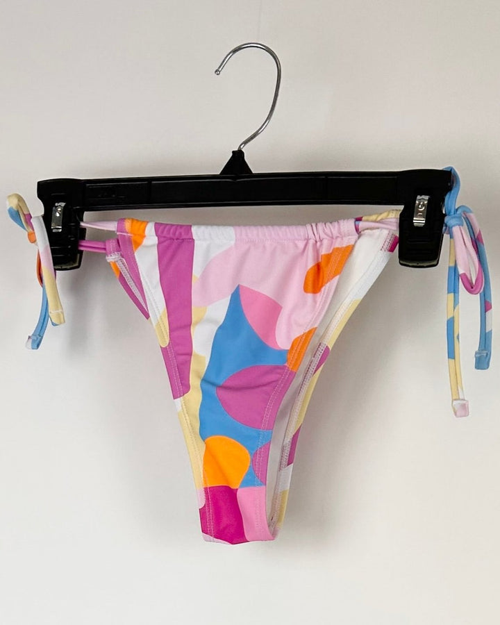 Unknown Multi Color Bikini Bottoms - Small