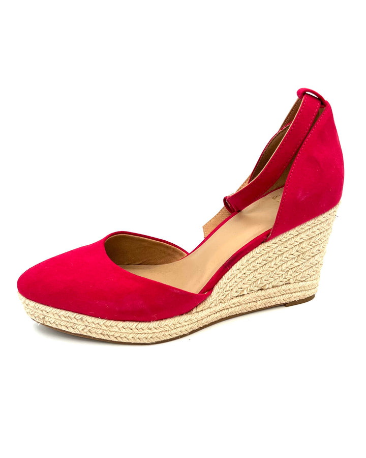 Crown & Ivy Hot Pink Wedges - Size 9.5