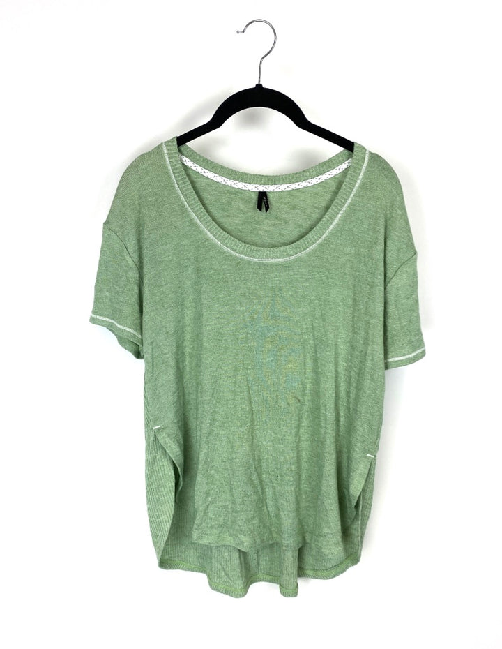 Soft Green Top - Small